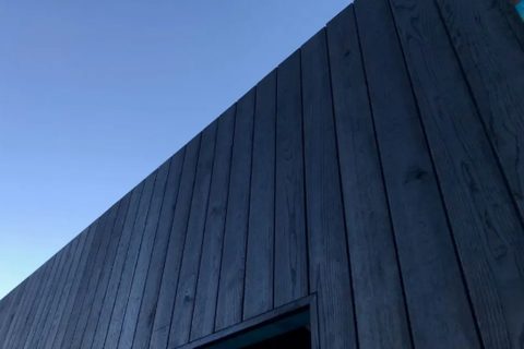 Shou Sugi Ban – charred vertical timber